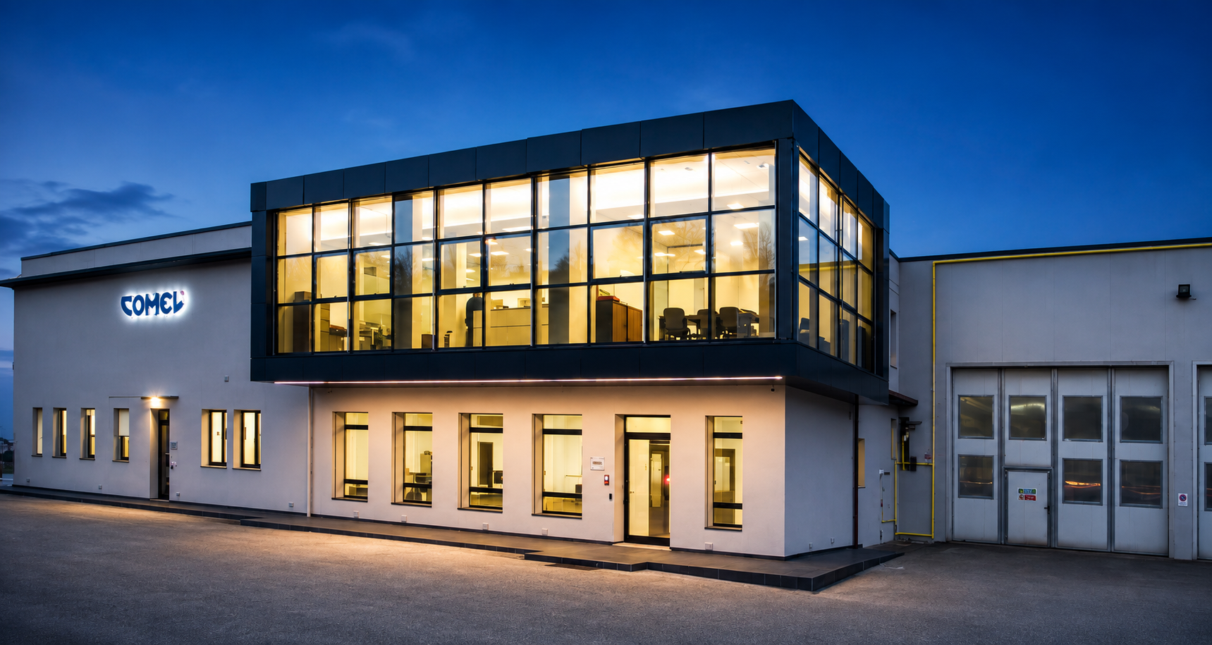 COMEV Unternehmenssitz und Produktionsgebäude in Montevarchi